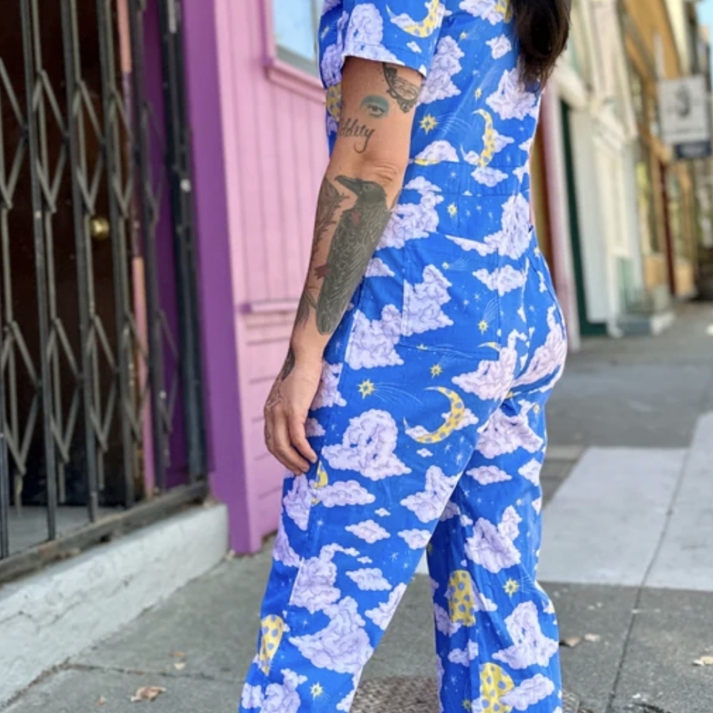 Poplin Coveralls Cloud People - Picture 3 of 5